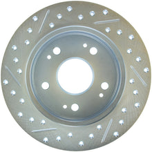 Laden Sie das Bild in den Galerie-Viewer, StopTech Select Sport 06-15 Honda Civic Si Slotted and Drilled Right Left Rotor
