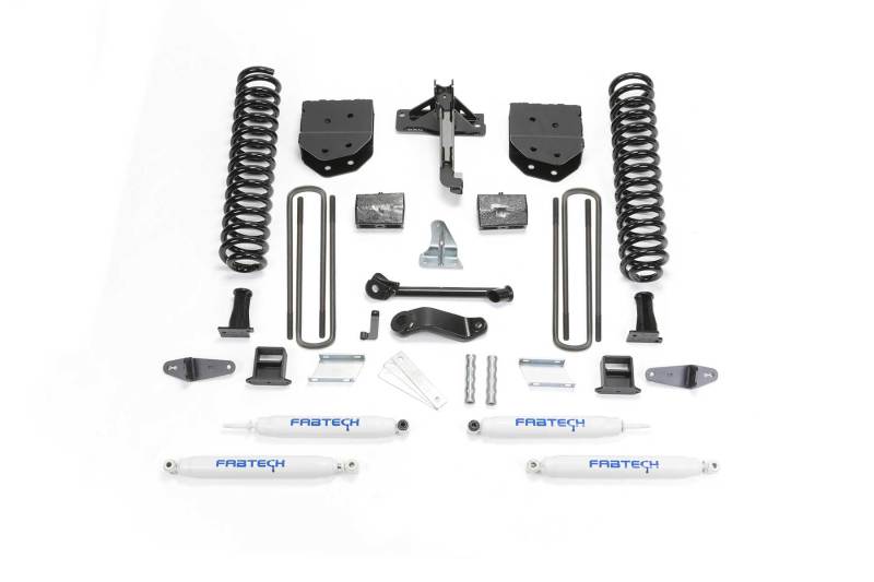 Fabtech 08-10 Ford F450/550 4WD 6in Basic System w/Perf. Shocks