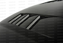 Laden Sie das Bild in den Galerie-Viewer, Seibon 99-00 Honda Civic (EM1/EJ6/7/8/EK9) TS-Style Carbon Fiber Hood