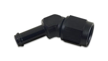 Carica l&#39;immagine nel visualizzatore di Gallery, Vibrant -8AN to 3/8in Hose Barb 45 Degree Adapter - Anodized Black