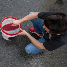 Carica l&#39;immagine nel visualizzatore di Gallery, Chemical Guys Cyclone Dirt Trap Car Wash Bucket Insert - Red - Single