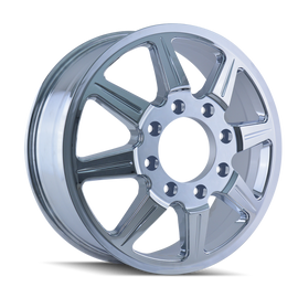 Mayhem 8101 Monstir 22x8.25 / 8x200 BP / 127mm Offset / 142mm Hub Inner Chrome Wheel