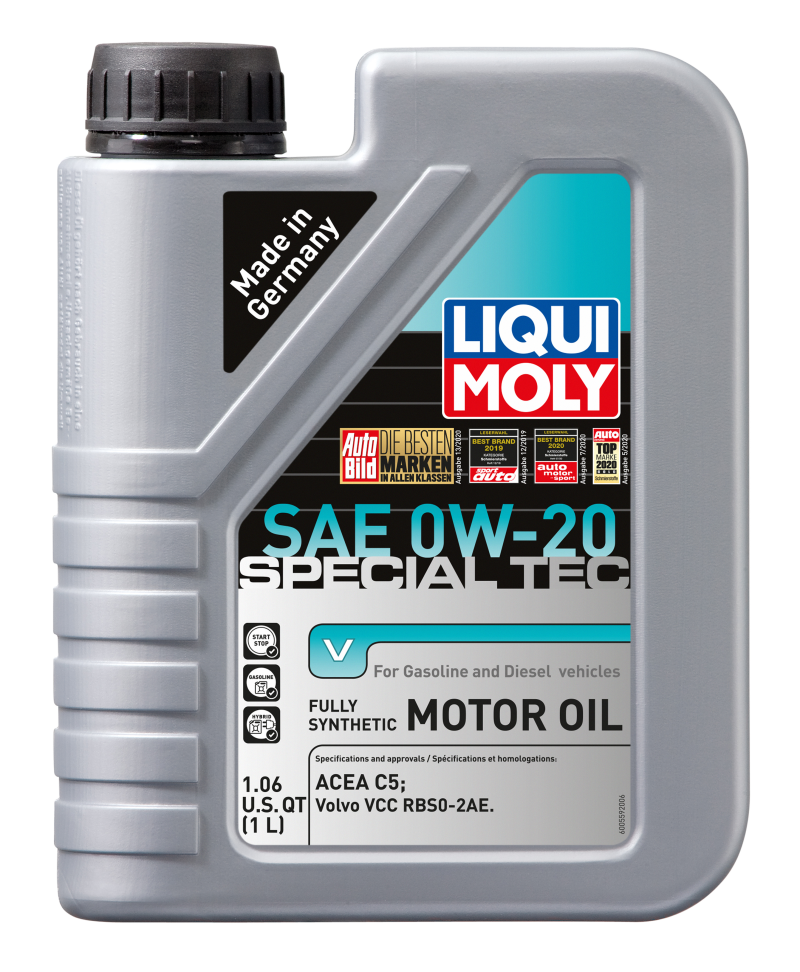 LIQUI MOLY 1L Special Tec V Motor Oil 0W20 - Single
