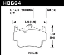 Laden Sie das Bild in den Galerie-Viewer, Hawk 05-08 Porsche 911 Carrera / 08 Boxster / 07-08 Cayman Front DTC-60 Brake Pads