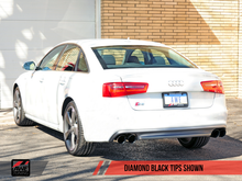 Cargar imagen en el visor de la galería, AWE Tuning Audi C7 / C7.5 S6 4.0T Touring Edition Exhaust - Diamond Black Tips
