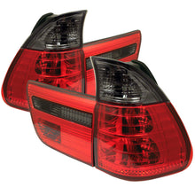 Laden Sie das Bild in den Galerie-Viewer, Spyder BMW E53 X5 00-06 4PCS Euro Style Tail Lights- Red Smoke ALT-YD-BE5300-RS