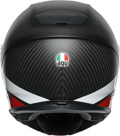 AGV SportModular Helmet - Layer - Carbon/Red/White - Small 211201O2IY01210