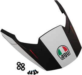 AGV AX9 Peak - Black/White/Red 21KIT76337003 N