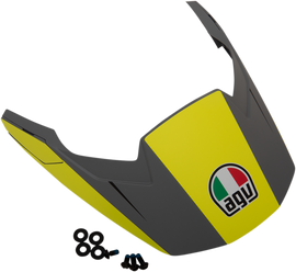 AGV AX9 Peak - Matte Gray/Yellow Fluo 21KIT76325004