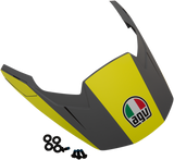 AGV AX9 Peak - Matte Gray/Yellow Fluo 21KIT76325004
