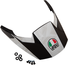 Load image into Gallery viewer, AGV AX9 Peak - Black/White/Cyan 21KIT76337005 N