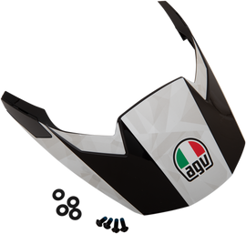 AGV AX9 Peak - Black/White/Cyan 21KIT76337005 N