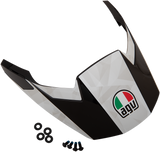 AGV AX9 Peak - Black/White/Cyan 21KIT76337005 N