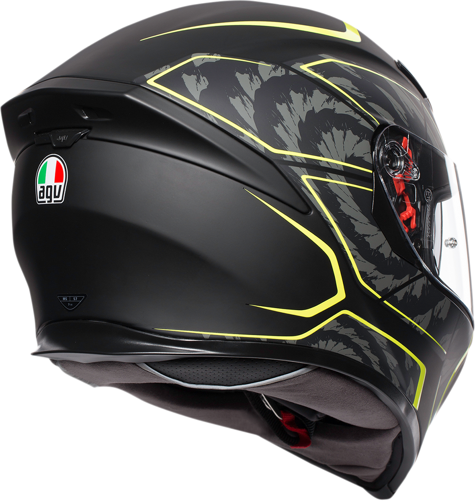AGV K5 S Helmet - Tornado - Black/Yellow Fluo - Small 210041O2MY00405