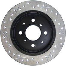 Carica l'immagine nel visualizzatore di Gallery, StopTech 90-96 Acura Integra / 97-01 Integra (Exc. Type R) Slotted &amp; Drilled Left Rear Rotor