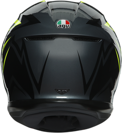 AGV K6 Helmet - Flash - Gray/Black/Lime - Small 216301O2MY01105