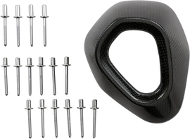 AKRAPOVIC End Cap - Carbon Fiber - EC120 V-EC120