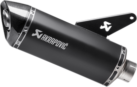 AKRAPOVIC Slip-On Line Muffler - Titanium - Black S-D8SO2-HRBL