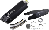AKRAPOVIC Z H2 Titanium Muffler - Black S-K10SO25HGITBL