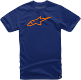 ALPINESTARS Ageless T-Shirt - Navy/Orange - Medium 1032720307032M