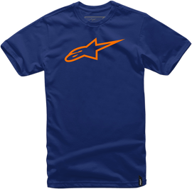 ALPINESTARS Ageless T-Shirt - Navy/Orange - Large 1032720307032L