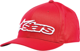 ALPINESTARS Blaze Hat - Red/White - Small/Medium 1039810053020SM