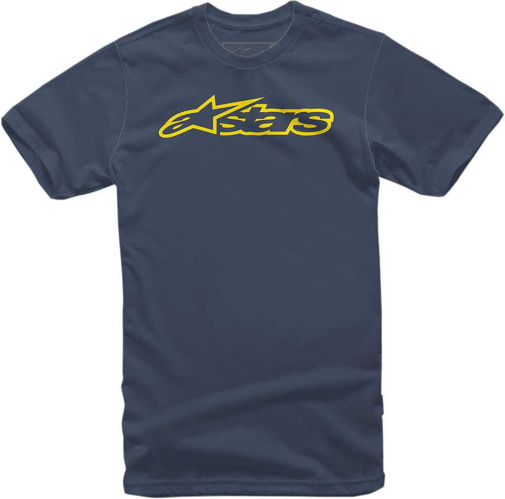 ALPINESTARS Blaze Classic T-Shirt - Navy/Yellow - XL 1032720327050XL