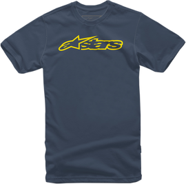 ALPINESTARS Blaze Classic T-Shirt - Navy/Yellow - XL 1032720327050XL