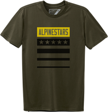 Carica l&#39;immagine nel visualizzatore di Gallery, ALPINESTARS National T-Shirt - Military Green - Medium 123072104690M