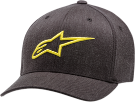 ALPINESTARS Ageless Curve Hat - Charcoal/Hi-Vis Yellow - Small/Medium 1017810101955SM