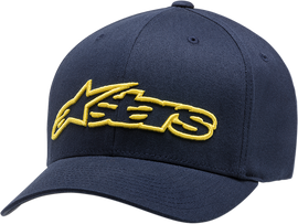 ALPINESTARS Blaze Flexfit? Hat -Navy/Yellow - Large/XL 1039810057050LX