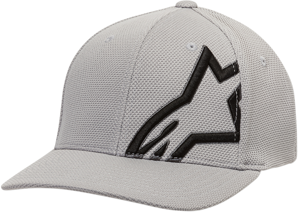 ALPINESTARS Corporate Stretch Mesh Hat - Silver/Black - Large/XL 1019811041900LX