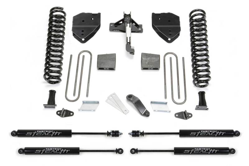 Fabtech 17-19 Ford F250/350 4WD Gas 6in Basic System w/Stealth Shocks