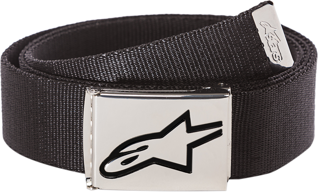 ALPINESTARS Ageless Web Belt - Black/Chrome 1019-93300-1187