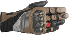 Carica l&#39;immagine nel visualizzatore di Gallery, ALPINESTARS Belize Drystar? Gloves - Black/Brown/Red - Medium 3526718-1813-M