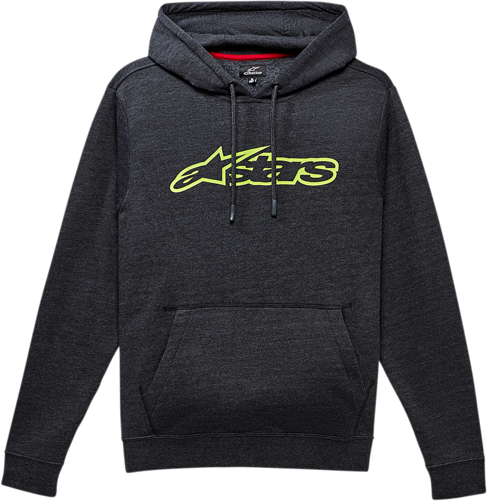ALPINESTARS Blaze Hoodie - Charcoal Heather/Green - Medium 1037531131815M