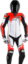 Carica l&#39;immagine nel visualizzatore di Gallery, ALPINESTARS GP Plus v2 1-Piece Leather Suit - White/Black/Red Fluorescent - US 48 / EU 58 3150518-233-58