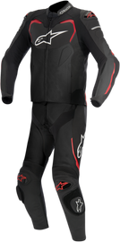 ALPINESTARS GP Pro 2-Piece Leather Suit - Black/Red - US 40 / EU 50 3165016-13-50