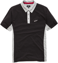 Cargar imagen en el visor de la galería, ALPINESTARS Champion Polo Shirt - Black/Gray - Medium 1210415001028M