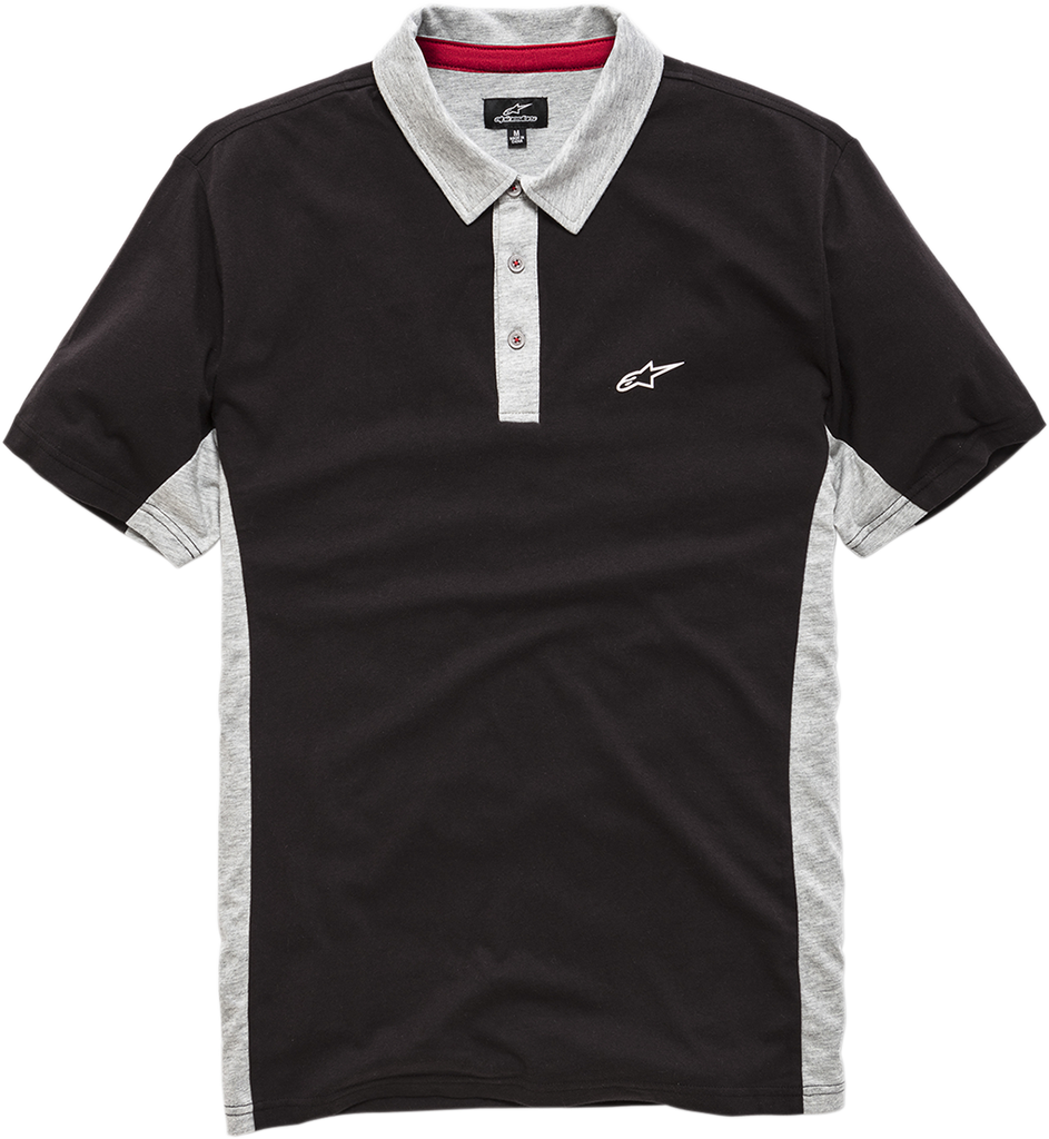 ALPINESTARS Champion Polo Shirt - Black/Gray - Large 1210415001028L