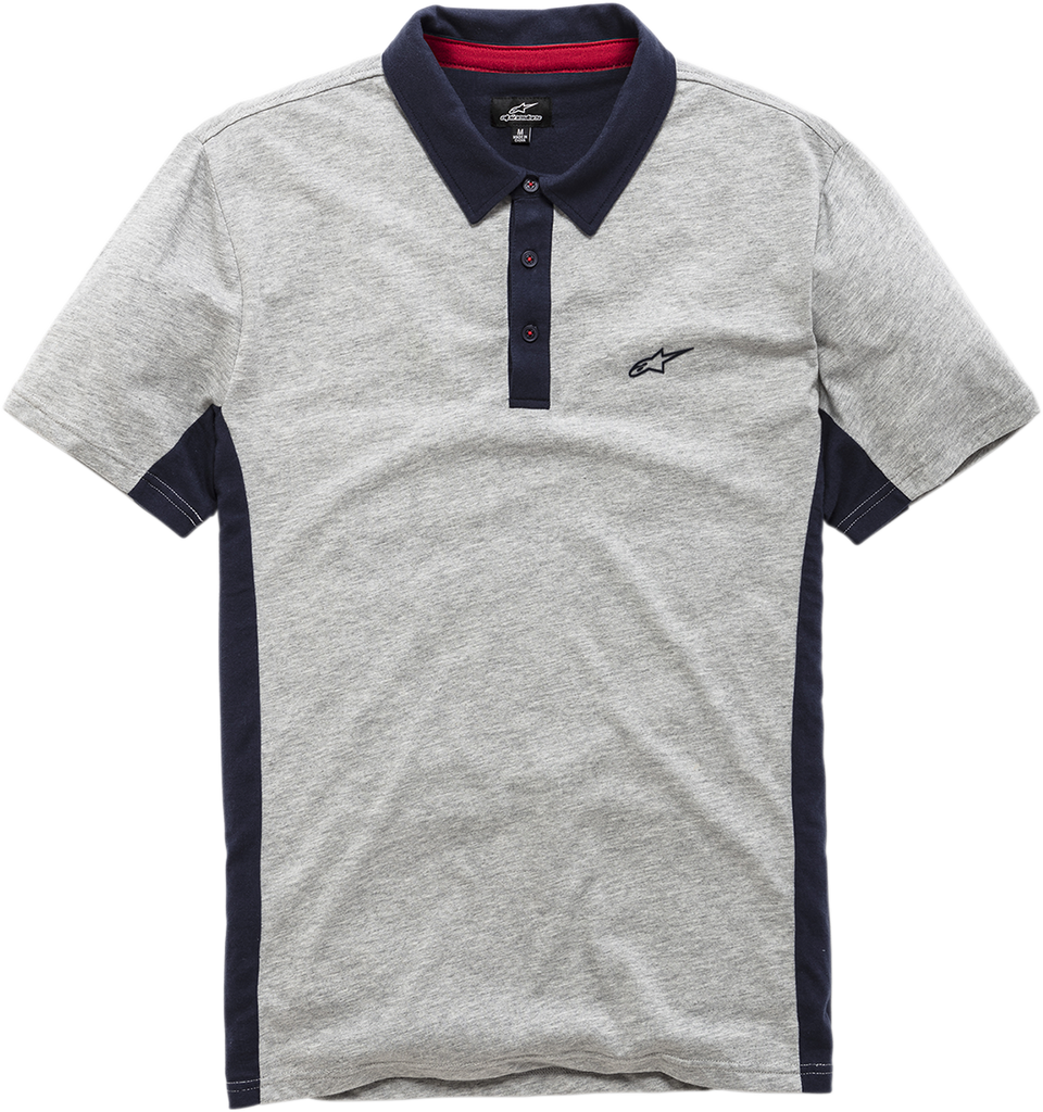 ALPINESTARS Champion Polo Shirt - Gray/Navy - Large 1210415001171L