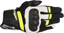 Cargar imagen en el visor de la galería, ALPINESTARS Booster Gloves - Black/White/Yellow - 2XL 3566917-125-2X