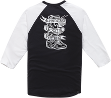 गैलरी व्यूवर में इमेज लोड करें, ALPINESTARS Booted Raglan T-Shirt - Black/White - XL 1210710041020XL