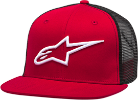 ALPINESTARS Corporate Trucker Hat - Red/Black - One Size 1025810033010OS
