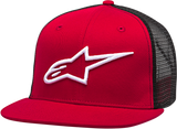 ALPINESTARS Corporate Trucker Hat - Red/Black - One Size 1025810033010OS