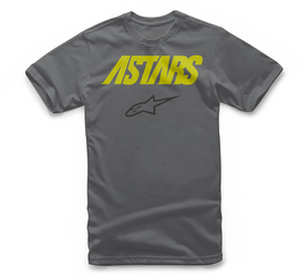 ALPINESTARS Angle Combo T-Shirt - Charcoal/Yellow - Large 1119-72000-18-L