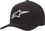 ALPINESTARS Ageless Hat - Curved Bll - Black/White - Large/XL 1017810101020LX