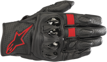 गैलरी व्यूवर में इमेज लोड करें, ALPINESTARS Celer V2 Gloves - Black/Red - Large 3567018-1030-L