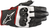 ALPINESTARS Celer V2 Gloves - Black/White/Red - 2XL 3567018-1231-2X