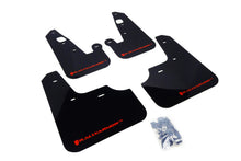 Charger l'image dans la galerie, Rally Armor 2007+ Mitsubishi Lancer (doesn't fit Sportback) UR Black Mud Flap w/ Red Logo